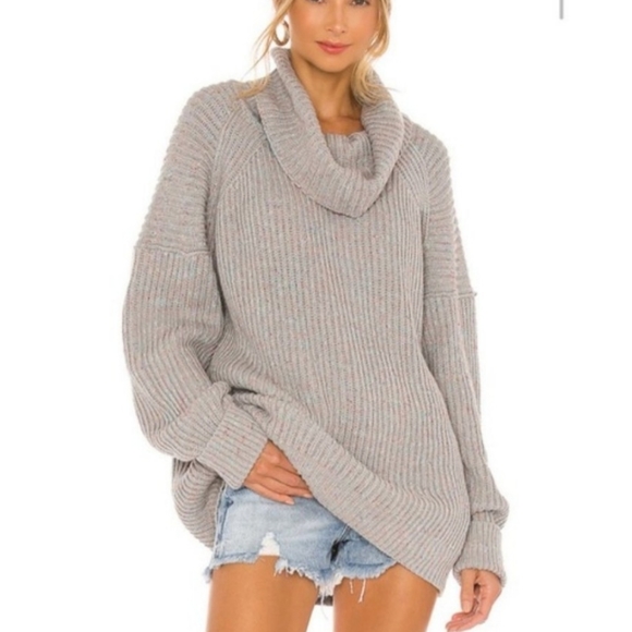 Free People Silver Gleam Combo Sweater - Picture 2 of 8